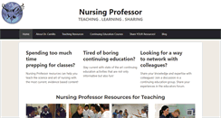 Desktop Screenshot of nursingprofessor.com