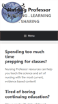 Mobile Screenshot of nursingprofessor.com